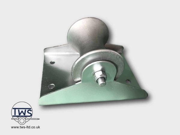 Economical 90mm Pressed Steel Pipe/Cable Roller (Model Number: SLR3